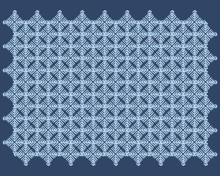 geométrico simetría modelo antecedentes intrincado geométrico patrón, caracterizada por sus simétrico acuerdo, detallado cruzar diseños, y cautivador visual interacción impresión Arte editable vector