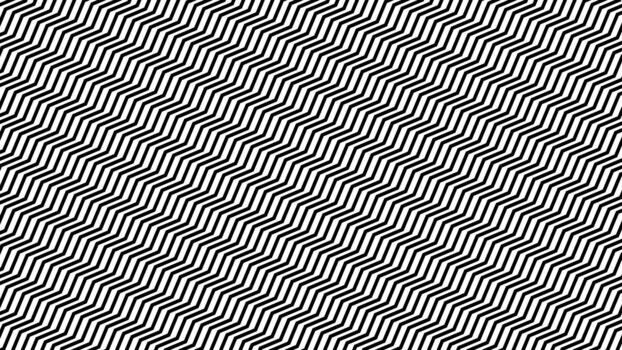 Seamless Black and White Zigzag Geometric Pattern Background vector