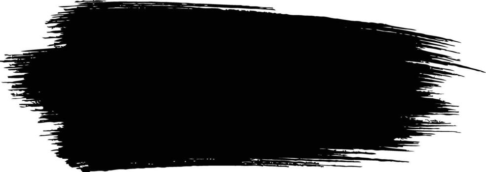 Abstract black brushstroke creating a bold statement on a white canvas conveying artistic expression vector