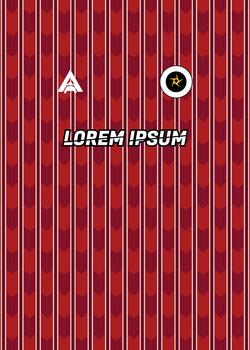 dinámica rojo a rayas modelo para jersey vector