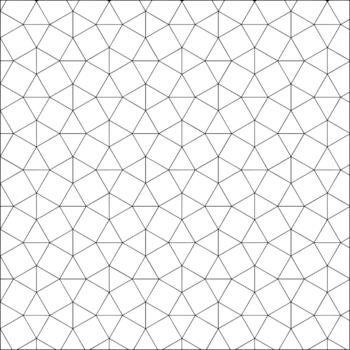 Geometric pattern on white background vector