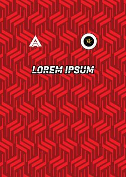 Colorful pattern design with logos vector