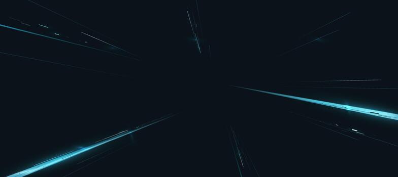 Futuristic digital blue neon line technology background, glowing lines innovation background for tech event poster or presentation product business vector