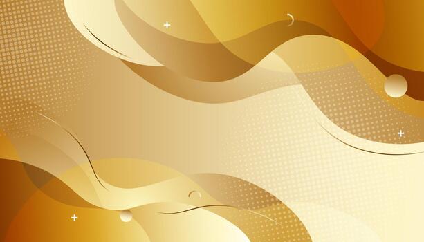 Gold Background with Sparkling Light Effect vector