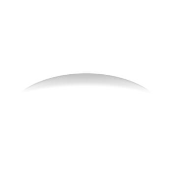Abstract rounded gray colored curved illustration isolated on transparent background vector