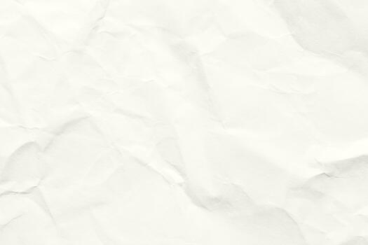 Light crumpled paper texture in soft neutral tones creating a minimal background with subtle folds creases and natural surface details suitable for design craft and artistic themes. Craft photo