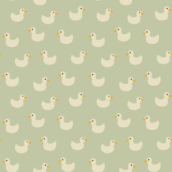 sin costura modelo con sonriente Pato juguetes vector