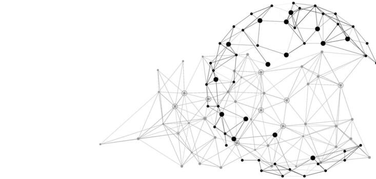 Abstract Network Connection Background Technology Data Communication vector