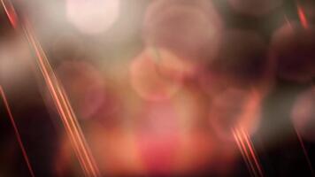 astratto leggero perdite e bokeh effetto la creazione di un' dinamico e energico sfondo. video