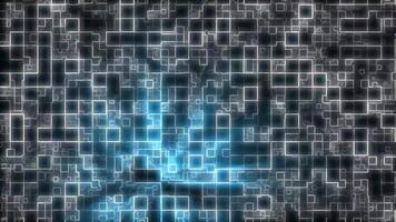 abstrakt digital rutnät animering bakgrund slinga trogen tech design. video