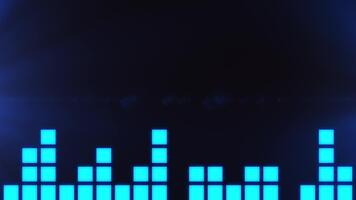 dynamisk audio spektrum visualisering en modern digital visa. video