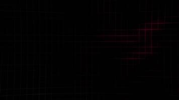 abstrakt digital rutnät med lysande färgrik rader teknologi bakgrund video