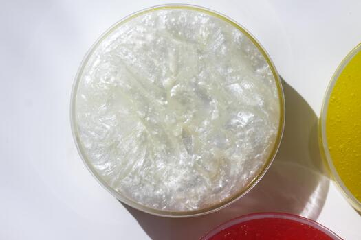 Bright multicolored slime. Symbolizes joy, imagination, and handmade art. photo