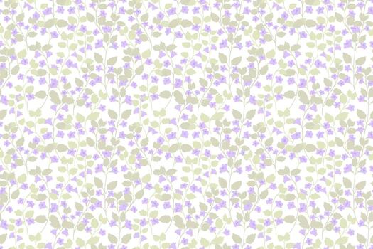 sin costura modelo con pequeño flores silvestres y minúsculo hojas en un pastel, suave, ligero antecedentes. elegante y mínimo floral diseño Perfecto para tela, papelería, embalaje, digital proyectos vector