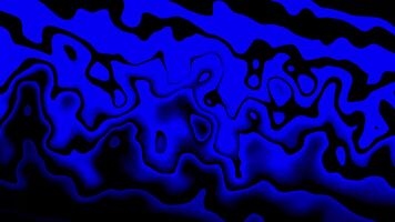 dynamisk blå flytande roterande rörelse bakgrund. kontinuerlig abstrakt rörelse. video