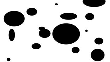 slät animering av vit runda övergång på en svart bakgrund video