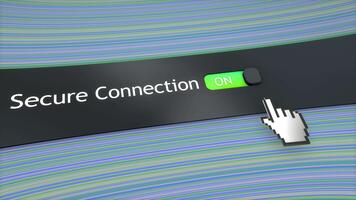 solicitud sistema ajuste seguro conexión. video