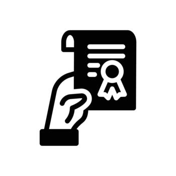 declaration solid icon design good for web or mobile app vector