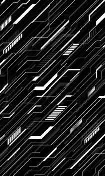 Cyberpunk futuristic circuit grid vector