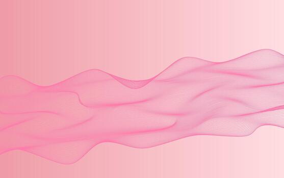 resumen rosado ola malla líneas fondo, sutil moderno degradado diseño con fluido curva formas, digital tecnología concepto vector