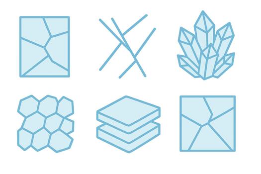 a set of different shapes and designs vector