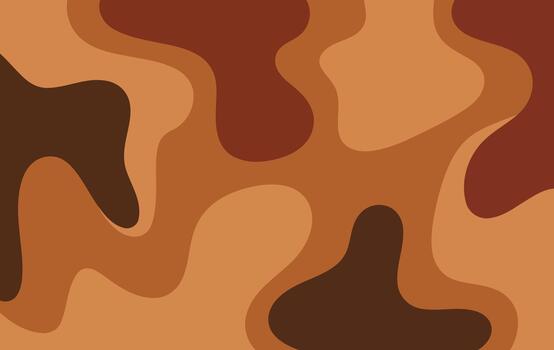 único ondulado modelo en calentar tierra tonos para creativo visual proyectos y decoración vector