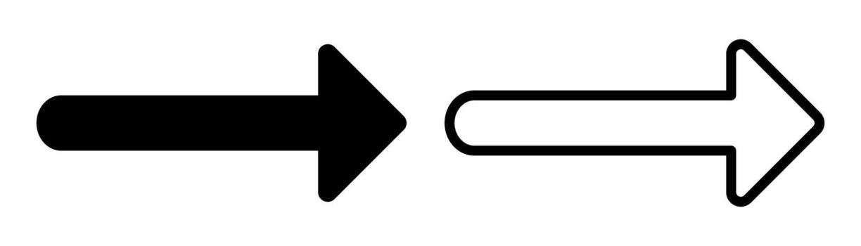 Arrow icon. Versatile design elements for interfaces, navigation, UI UX projects, infographics, graphic design use vector