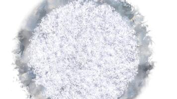 animado geada transição sobreposições com orgânico gelo cristalização efeitos a partir de meio dentro a partir de meio Fora video