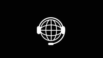 A globe network icon highlighting interconnected digital systems that enable seamless global communication, data exchange, and technical integration video