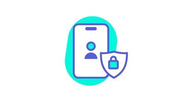 A verification shield icon illustrating secure login validation processes ensuring accurate identity confirmation and preventing unauthorized account video