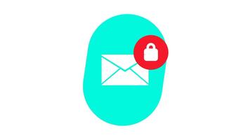 An email alert icon representing secure communication channels that prevent unauthorized interception, protect message integrity, and enhance user awa video