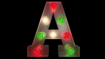 animerad frost övergång överlägg med organisk is kristallisation effekter och transparent alfa kanal en video