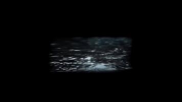 buio acqua increspatura con delicato leggero riflessi la creazione di astratto movimento sfondo video
