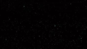 Abstract Particles Floating in Dark Space with Subtle Colorful Glows, Cosmic Dust Background video