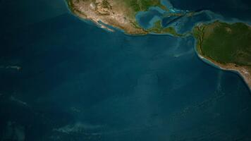 kalifornien Karta animering satellit se med digital hud gränssnitt och plats markör video