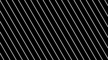 giratorio blanco línea rayas en negro resumen antecedentes lazo animación video