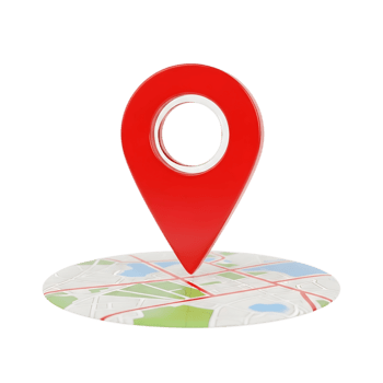 rosso Posizione perno su circolare carta geografica isolato su un' trasparente sfondo navigazione png