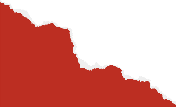 zottig rot zerrissen Papier Kanten. Stück von Notizbuch Blatt. Collage und Scrapbooking Element mit Rau Textur. retro Vorlage Stil. realistisch Patch ausgeschnitten. png