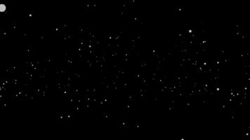 en partikel lysande tycka om svart bakgrund . lutning bakgrund med slinga uppspelning video