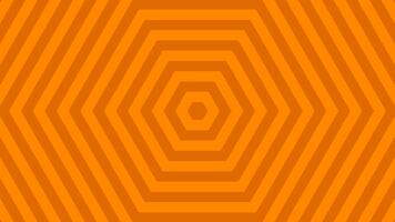 striking retro pattern featuring concentric hexagons and warm color scheme video