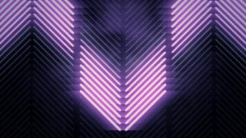 animated patterns of glowing arrows intertwined within textured dark background video