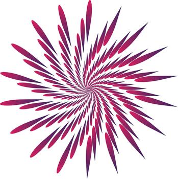 resumen espiral diseño con rosado y púrpura degradado dinámica visual efecto vector