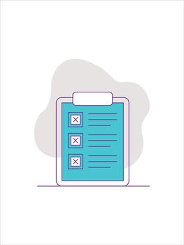 portapapeles, Lista de Verificación, que hacer lista para negocio vector