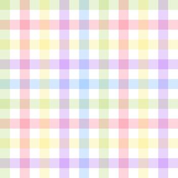 A checkered seamless pattern features squares of different pastel colors arranged in a grid vector