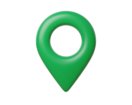 Green 3d Red Map Pin and Location pin. Geolocation Marker for Navigation Apps, Maps, GPS. 3d rendering png