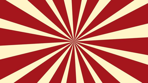 Hypnotic circus-style pattern with tapered lines converging to the center. vector