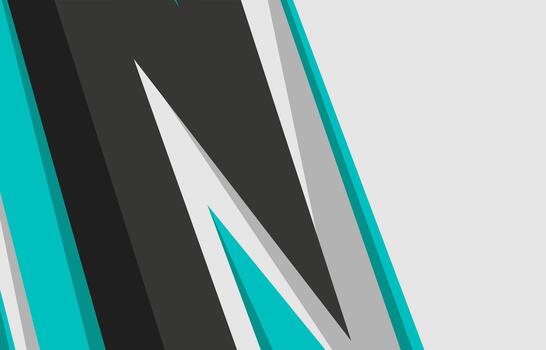 Gray background with black and cyan sharp lines, giving a futuristic, fast-moving look. vector