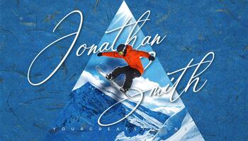 Snowsports Instructor Business Card template