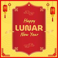 Lunar New Year Instagram Post template