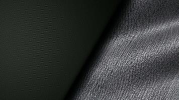 unico attività commerciale sfondo migliorata con grigio denim tessuto struttura onde fluente dolcemente per creare un' contemporaneo raffinato tessile animazione Perfetto per il branding applicazioni video